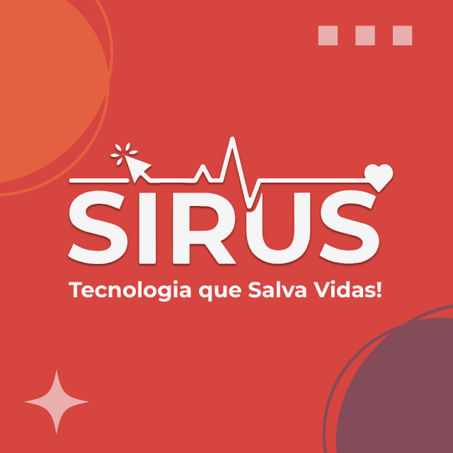 Painel de controle do sistema SIRUS mostrando lista de chamados de emergência ativos